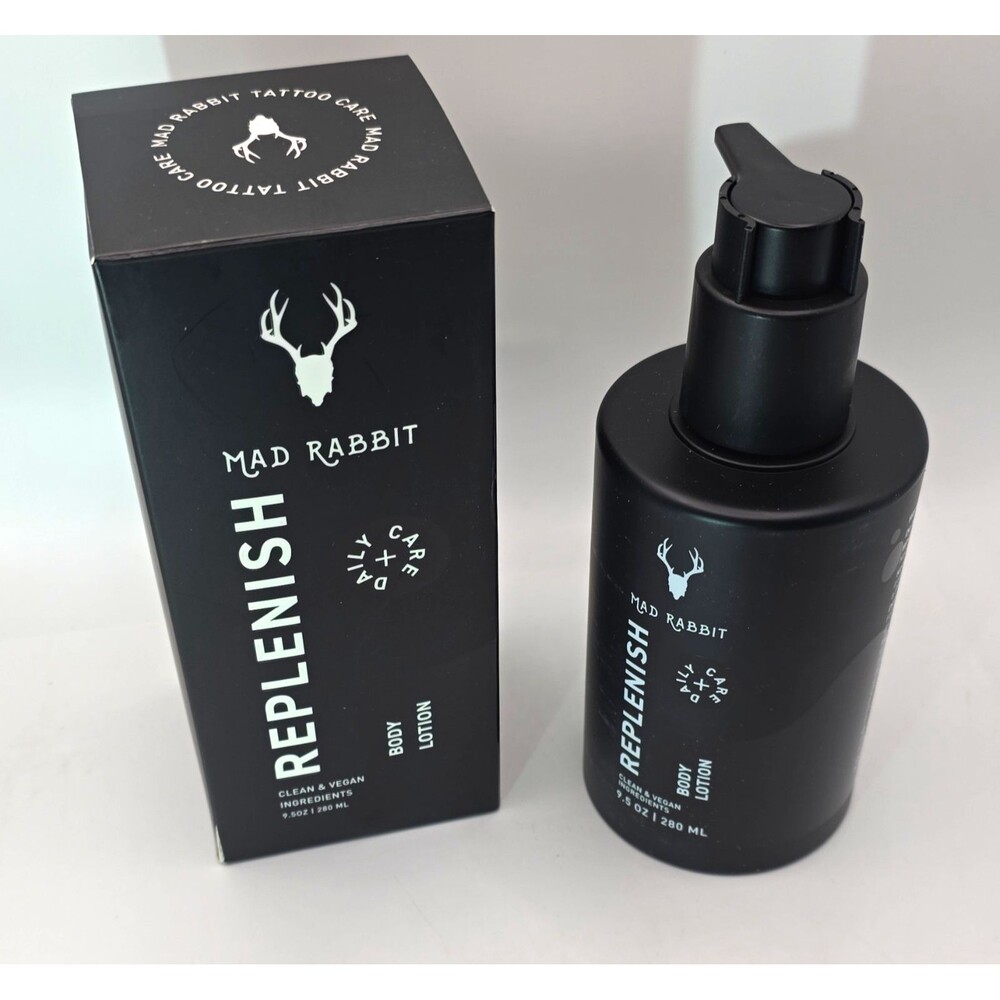 Mad Rabbit Daily Care Replenish Body Lotion Moisturizer Clean Vegan 9.5oz